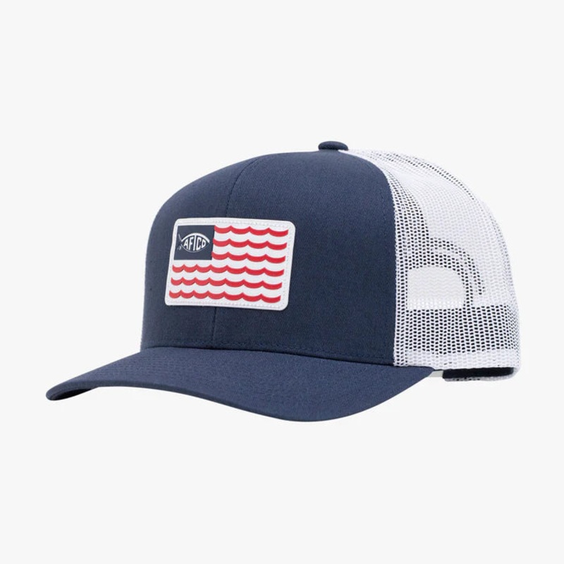 AFTCO Canton Trucker Hats|Navy