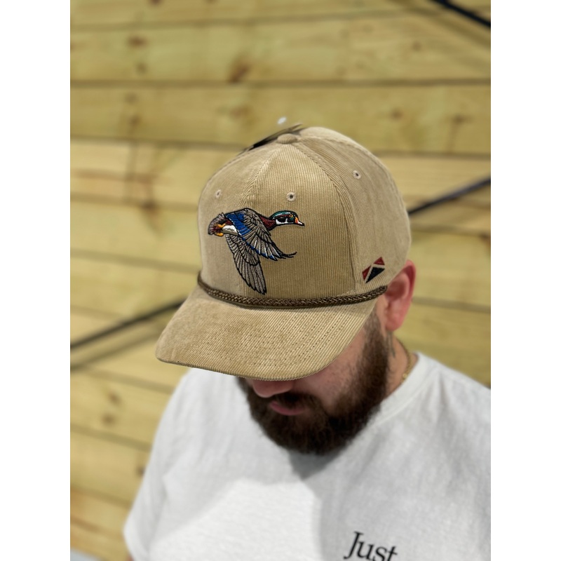 Corduroy Wood Duck Rope Hat – Khaki