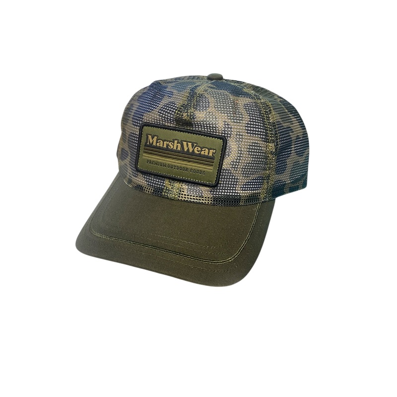 Marsh Wear Feed & Seed Trucker – Dark Green Mallard Camo