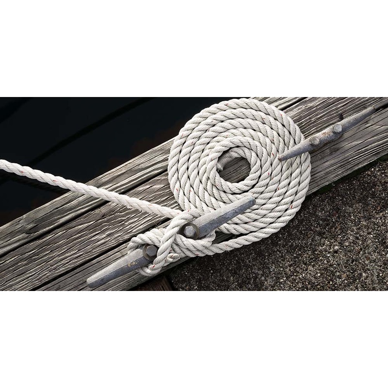 Boat Dock Line 3/8X15′ Nylon White