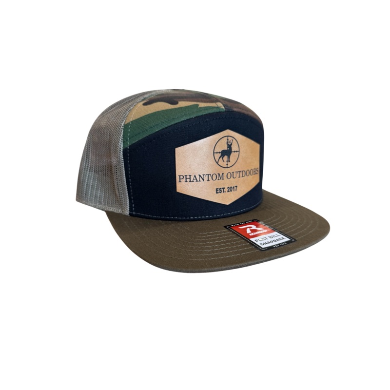 Phantom ‘Kill Shot’ Camo Leather Patch Hat