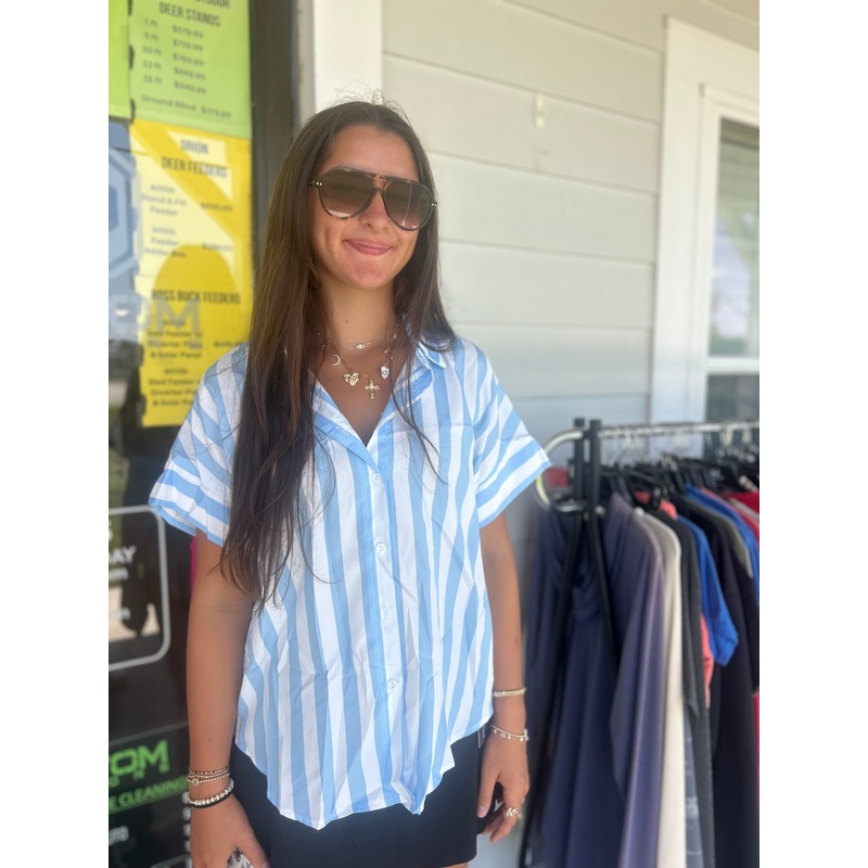 Sky Blue Button Up|Small|Medium|Large|XLarge