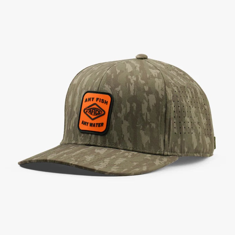 Aftco Flippin’ Tech Hats|Olive Current Camo