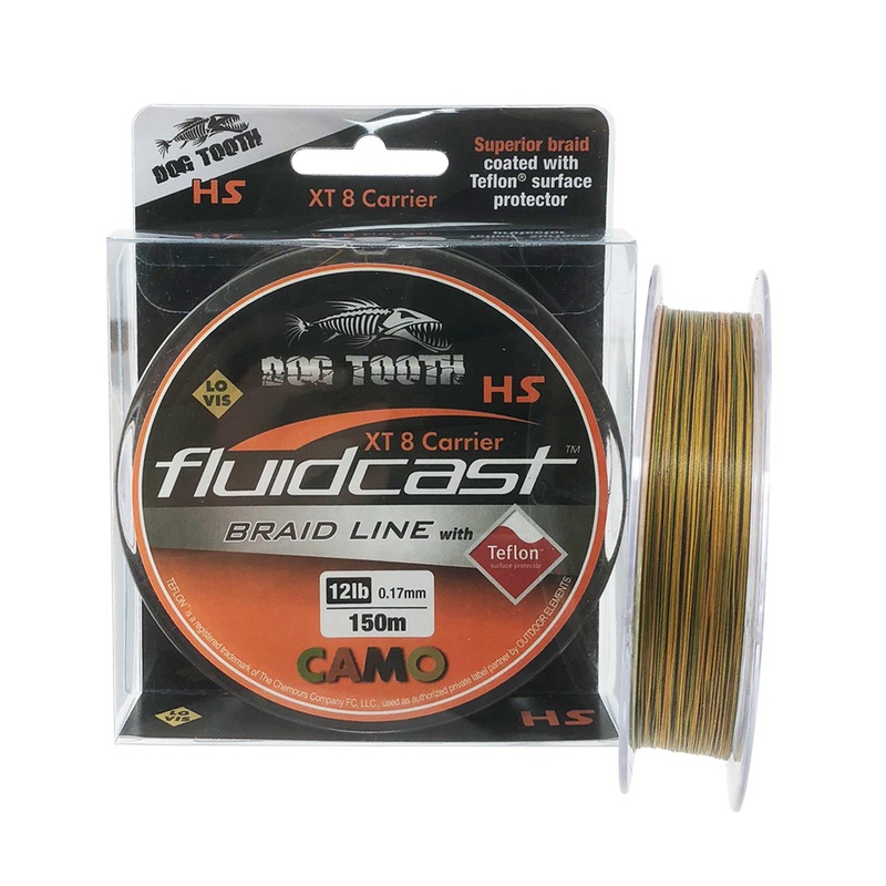 Dog Tooth Fluidcast X8 Camo Braid 150m
