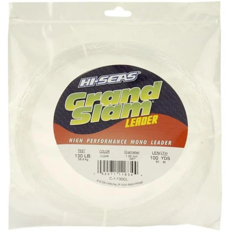 Hi-Seas Grand Slam Monofilament Leader – 100yds