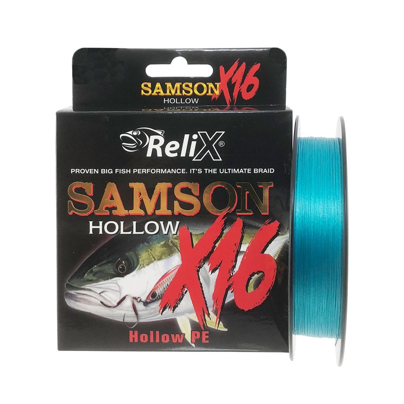Relix Samson Hollow X16 Braid|300m|600m|550m|40lb|65lb|80lb|100lb|120lb