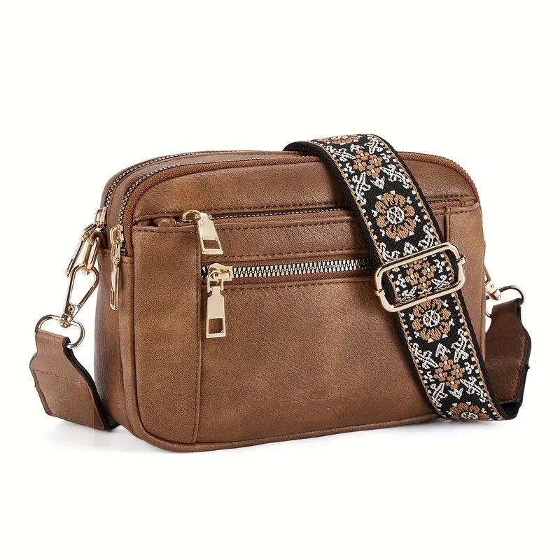 Women’s Crossbodies|Brown/Gold