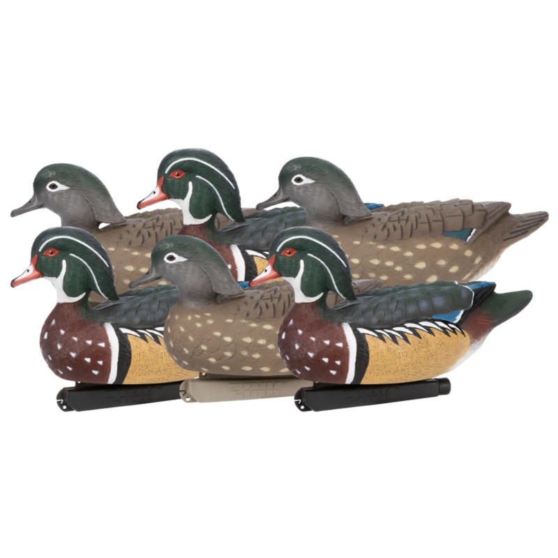 Zink Wood Duck Decoy 6pk