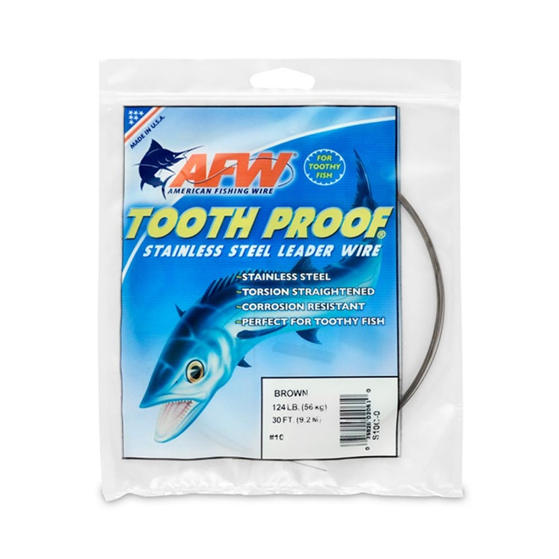 AFW Tooth Proof Single Strand Leader Wire