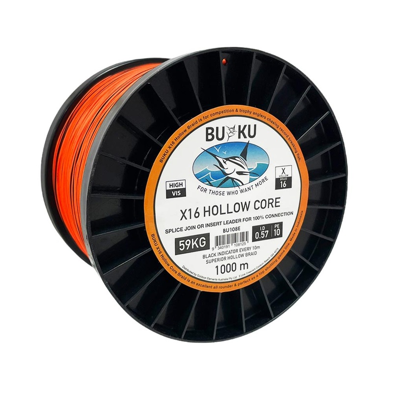 Buku X16 Hollow Core Braid 1000m