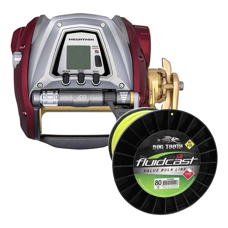 Daiwa Seaborg 1200MJ Megatwin Electric Reel With Line