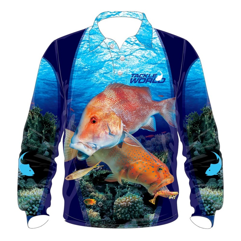 Tackle World Angler Series Reef Fish Adults Fishing Shirt