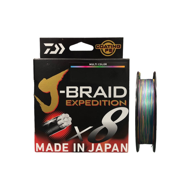 Daiwa J-Braid Expedition X8 Multi Colour