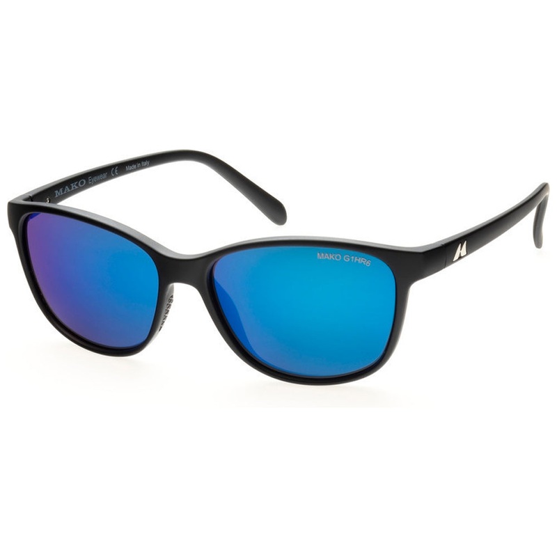 Mako 9610 Islands II Matte Black/Blue Mirror Sunglasses