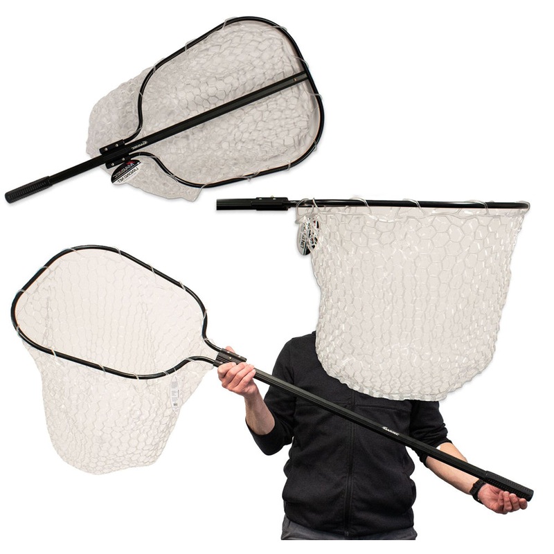 Maritec Rubber Retractable Landing Net 145cm