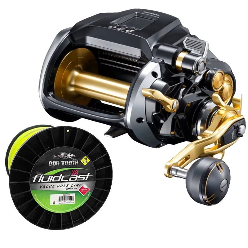 Shimano Beastmaster MD 12000 Electric Reel with Line