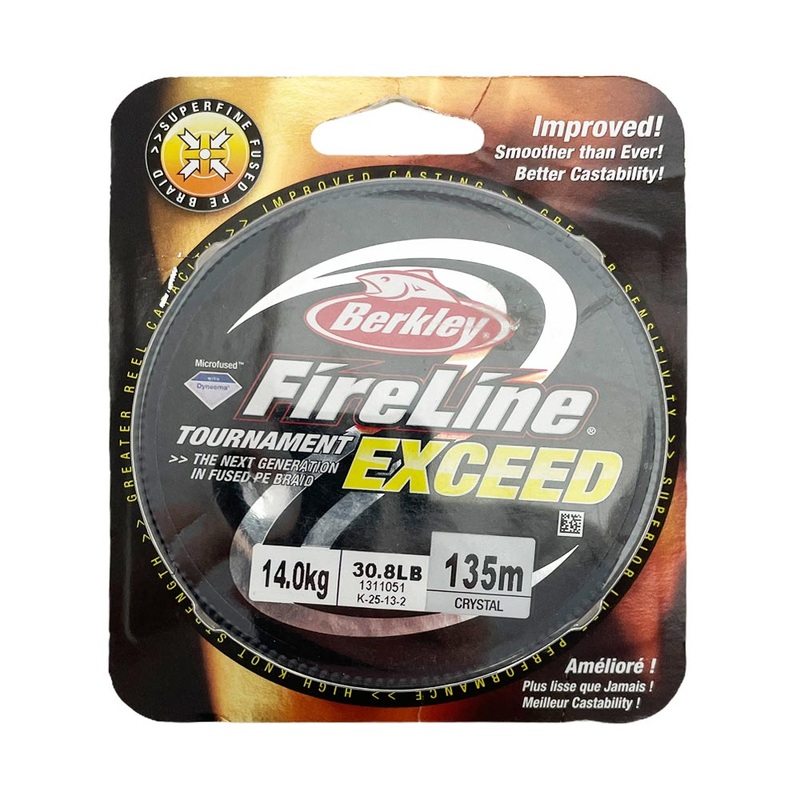 Berkley Fireline Tournament Exceed 135m Braid Crystal