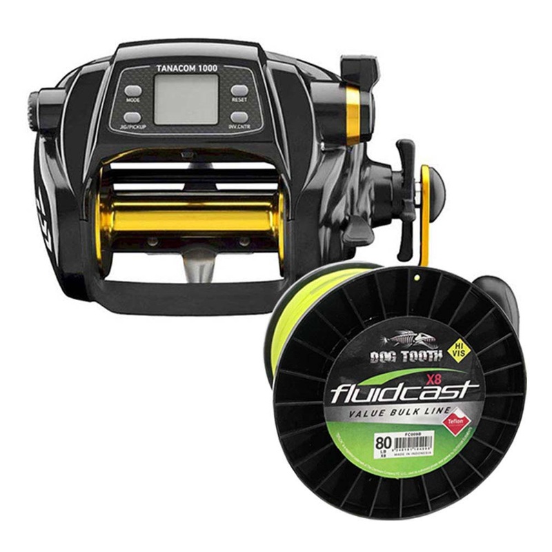 Daiwa Tanacom 1000 Electric Reel With Line