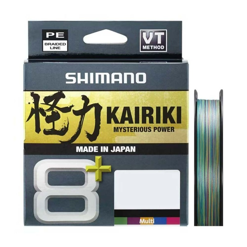 Shimano Kairiki 8+ PE6 (60lb) 300m Multi Colour Braid