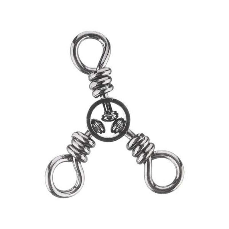 SPRO Three Way Swivel|2/0 – 2 pack|1/0 – 3 pack|1 – 3 pack|2 – 5 pack|4 – 5 pack|6 – 8 pack|8 – 8 pack