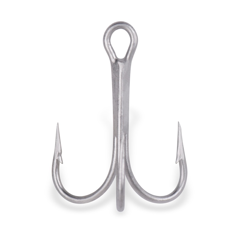 Mustad 3565 DuraSteel O’Shaughnessy Treble Hook 2X Strong