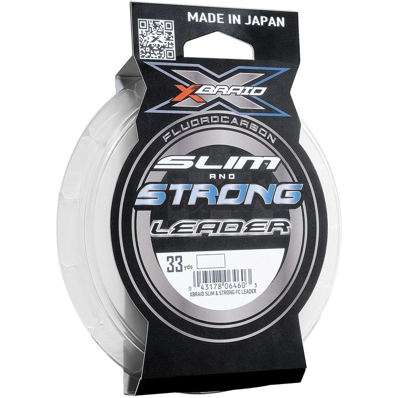 Daiwa X-Braid Slim & Strong Fluorocarbon Leader – 33 Yard Spools