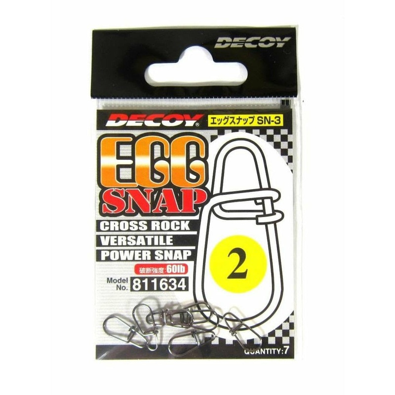 DECOY SN-3 EGG SNAP|1|1.5|2|3|4|5|30 lb|38 lb|60 lb|70 lb|90 lb|120 lb