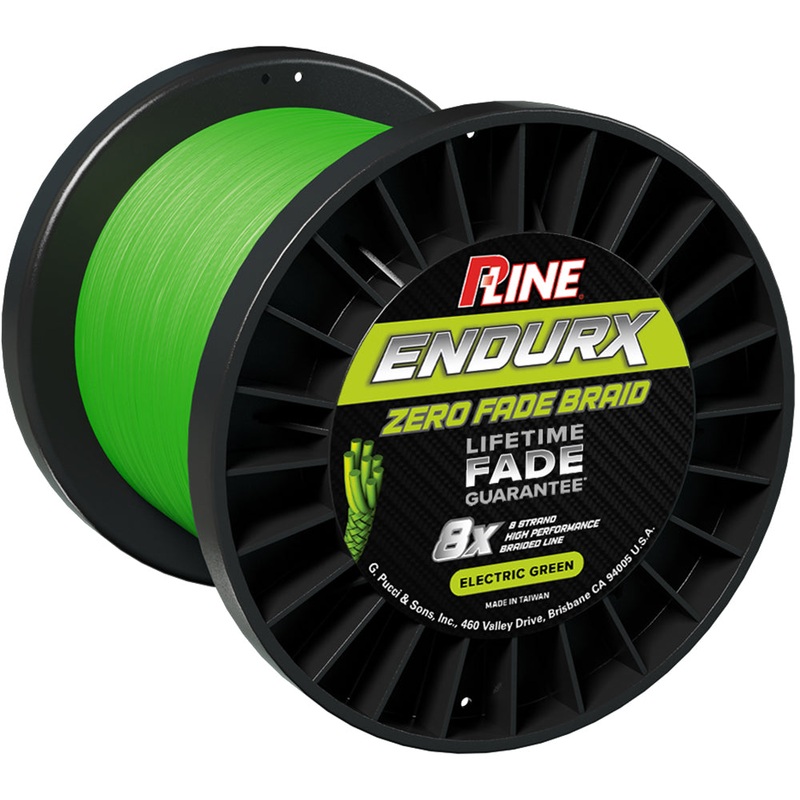 P-Line EndurX Braid Bulk Spools – Electric Green