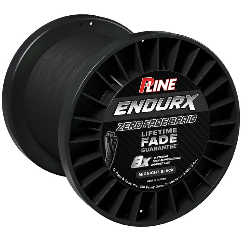 P-Line EndurX Braid Bulk Spools – Midnight Black