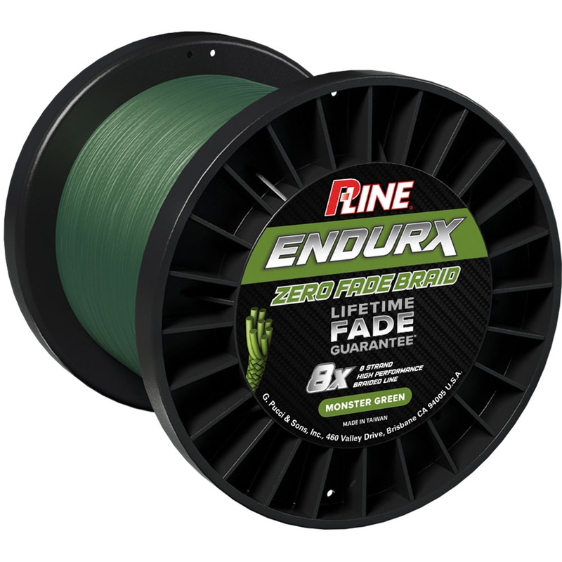 P-Line EndurX Braid Bulk Spools – Monster Green