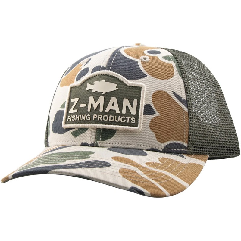 Z-Man Z-Man Camo Trucker Hatz – Stone/Rifle Green