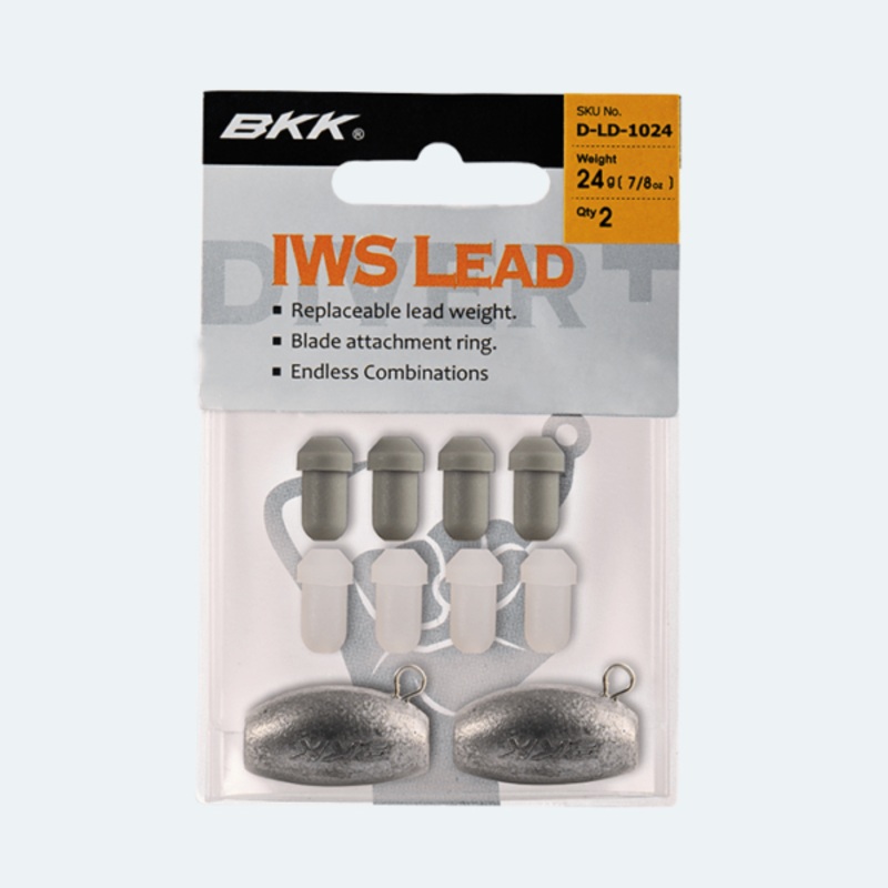 BKK IWS LEAD|1/4oz|5/8oz|7/16oz|7/8oz|1-1/8oz|1-1/2oz