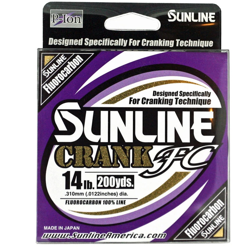 SUNLINE CRANK FC FLUOROCARBON|200 yards|660 yards|8LB.|10LB.|12LB.|14LB.|16LB.