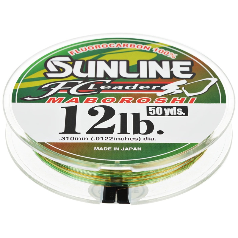 SUNLINE FC LEADER MABOROSHI FLUOROCARBON LEADER – 50 yd