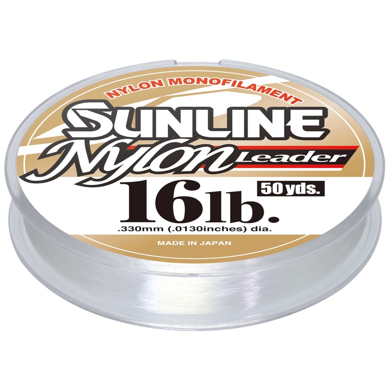 SUNLINE NYLON LEADER – 50 yd|8 lb|10 lb|12 lb|14 lb|16 lb|20 lb