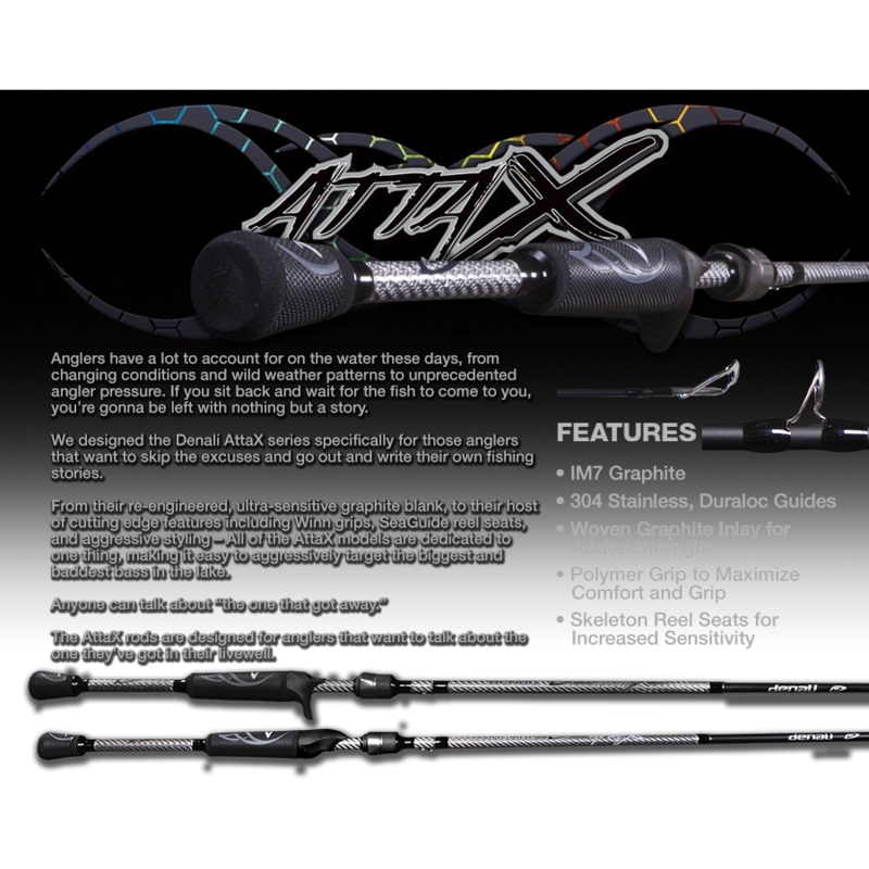 DENALI RODS ATTAX SERIES|AS702M|AC702F|AC7002GC