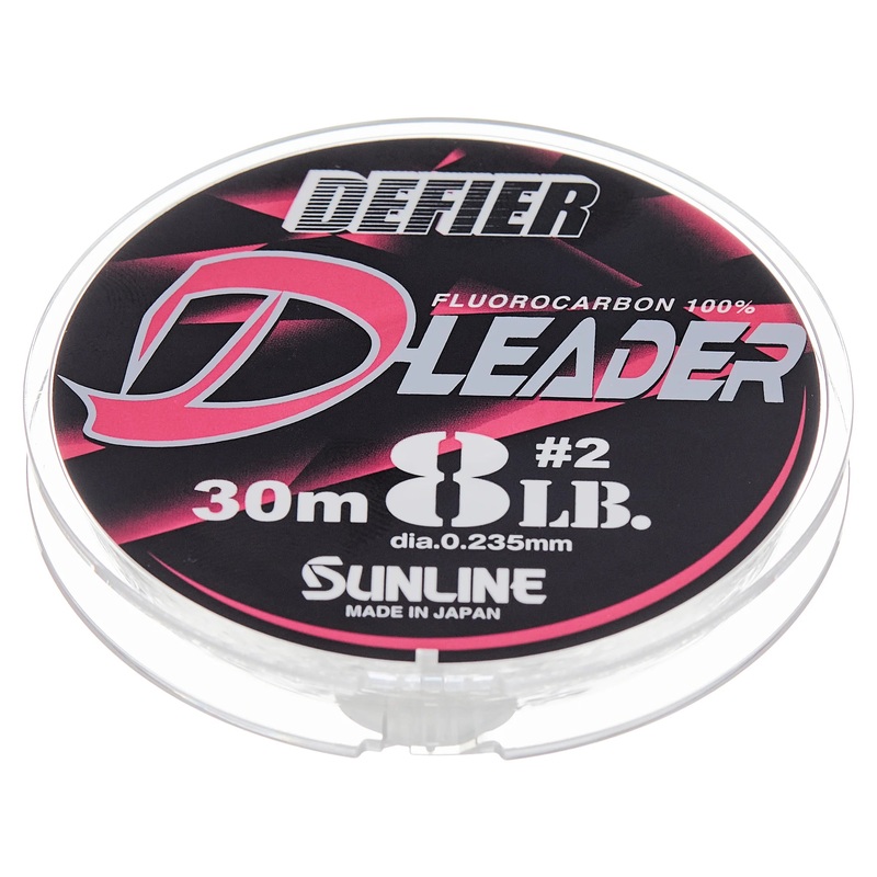 SUNLINE DEFIER D-LEADER FLUOROCARBON LEADER – 33 yd