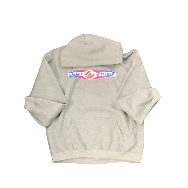 Gray Luck E Strike Hoodie|S|M|LG|XL|2XL|3XL|4XL|5XL