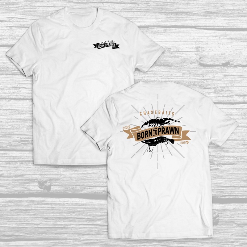 Born To Prawn T-Shirt – WHITE|MEDIUM|LARGE|X-LARGE|XX-LARGE|XXX-LARGE