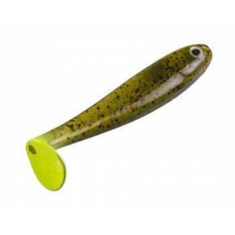 Strike King Shadalicious 3.5\ 6ct KVD Watermelom-Red Flk
